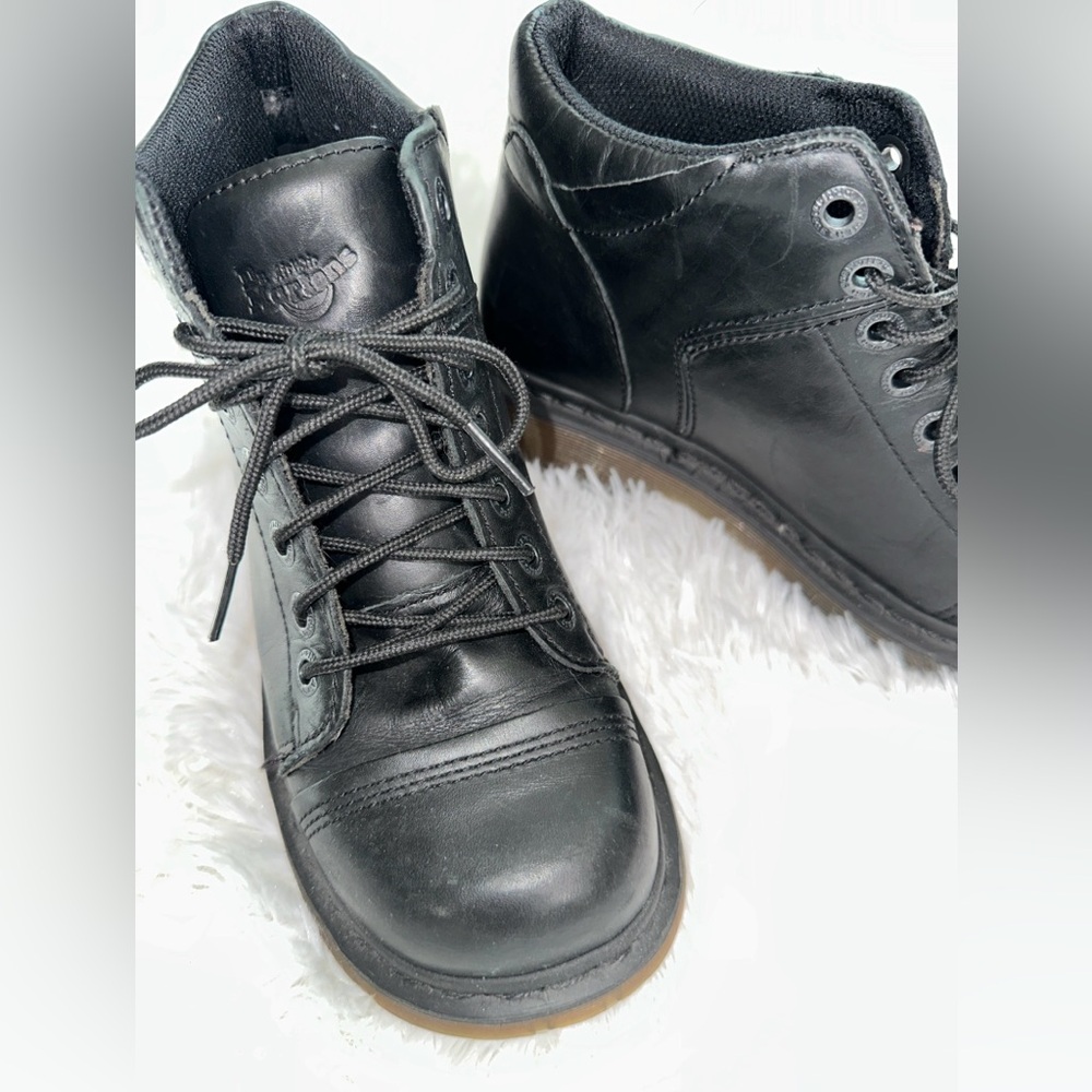Doc Dr. Martens Yolanda Y2K Black Leather Boots Sz 9 US